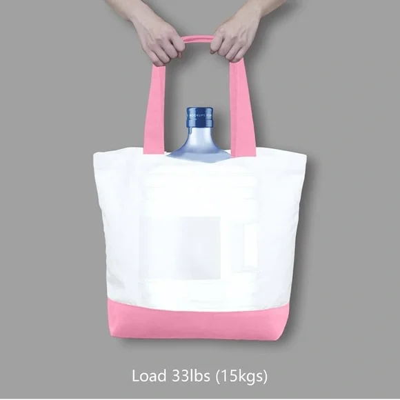 NEW PINK & White Tote Bag with L
V pink Lettering 🌸 - Picture 6 of 10